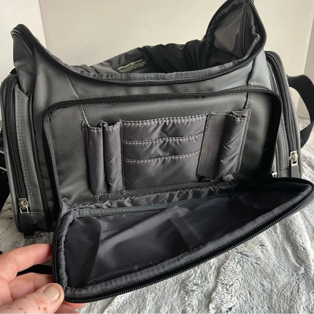 Eddie Bauer Gray Cabin Mate Tote Carry-on Luggage Like New
